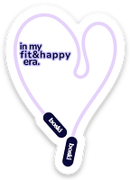 Fit & Happy Sticker
